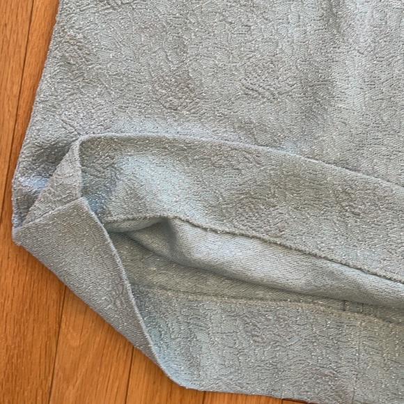 Vintage 1960s Lurex Blue Dress - Picture 4 of 16